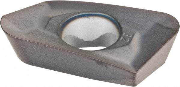 Kennametal - EP1832 GD Grade KC522M Carbide Milling Insert - TiAlN Finish, 0.217" Thick, 3.2mm Corner Radius - Eagle Tool & Supply