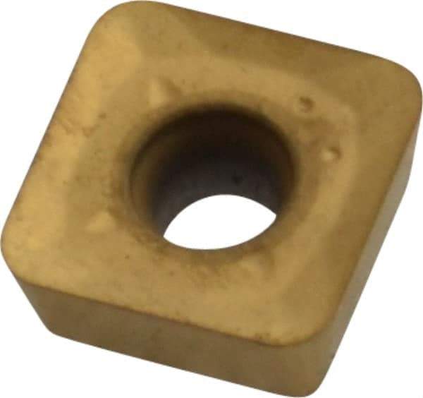 Kennametal - SPCT31254 LD2 Grade KC725M Carbide Milling Insert - TiN/TiCN/TiN Finish, 5/32" Thick, 10mm Inscribed Circle, 1.6mm Corner Radius - Eagle Tool & Supply