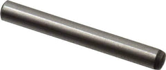 Value Collection - 3mm Diam x 25mm Pin Length Alloy Steel Standard Dowel Pin - C 58-62 Hardness, 3,340 Lb Breaking Strength, 1 Rounded End - Eagle Tool & Supply