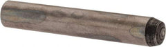 Value Collection - 4mm Diam x 25mm Pin Length Alloy Steel Standard Dowel Pin - C 58-62 Hardness, 5,930 Lb Breaking Strength, 1 Rounded End - Eagle Tool & Supply