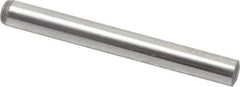 Value Collection - 5mm Diam x 45mm Pin Length Alloy Steel Standard Dowel Pin - C 58-62 Hardness, 9,270 Lb Breaking Strength, 1 Rounded End - Eagle Tool & Supply