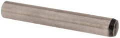 Value Collection - 6mm Diam x 40mm Pin Length Alloy Steel Standard Dowel Pin - C 58-62 Hardness, 13,300 Lb Breaking Strength, 1 Rounded End - Eagle Tool & Supply