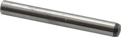 Value Collection - 6mm Diam x 50mm Pin Length Alloy Steel Standard Dowel Pin - C 58-62 Hardness, 13,300 Lb Breaking Strength, 1 Rounded End - Eagle Tool & Supply
