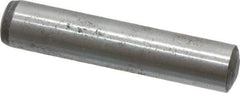 Value Collection - 8mm Diam x 40mm Pin Length Alloy Steel Standard Dowel Pin - C 58-62 Hardness, 23,700 Lb Breaking Strength, 1 Rounded End - Eagle Tool & Supply