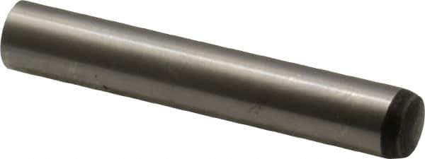 Value Collection - 8mm Diam x 50mm Pin Length Alloy Steel Standard Dowel Pin - C 58-62 Hardness, 23,700 Lb Breaking Strength, 1 Rounded End - Eagle Tool & Supply