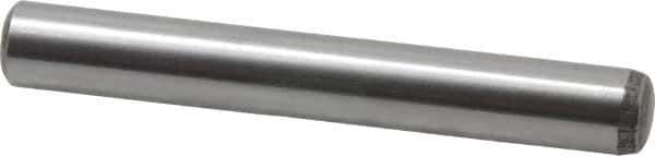 Value Collection - 8mm Diam x 60mm Pin Length Alloy Steel Standard Dowel Pin - C 58-62 Hardness, 23,700 Lb Breaking Strength, 1 Rounded End - Eagle Tool & Supply