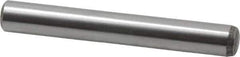 Value Collection - 8mm Diam x 60mm Pin Length Alloy Steel Standard Dowel Pin - C 58-62 Hardness, 23,700 Lb Breaking Strength, 1 Rounded End - Eagle Tool & Supply