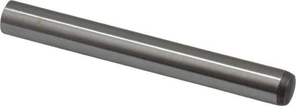 Value Collection - 8mm Diam x 70mm Pin Length Alloy Steel Standard Dowel Pin - C 58-62 Hardness, 23,700 Lb Breaking Strength, 1 Rounded End - Eagle Tool & Supply