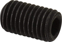 Value Collection - 1/4-28 UNF, 7/16" OAL, Cup Point Set Screw - Alloy Steel, 1/8" Key - Eagle Tool & Supply
