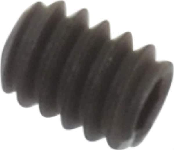 Value Collection - M2.0x0.40 Metric Coarse, 2.5mm OAL, Cup Point Set Screw - Grade 14.9 (45H) Alloy Steel, 0.9mm Key - Eagle Tool & Supply