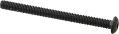 Value Collection - #10-32 UNF Hex Socket Drive, Button Screw - Alloy Steel, Black Oxide Finish, Fully Threaded, 2-1/4" Length Under Head - Eagle Tool & Supply