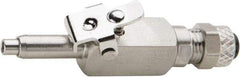 Parker - 1/4" OD, Grade 316Stainless Steel Shutoff Type Insert - 150 Max Working psi, Comp x Comp Ends - Eagle Tool & Supply