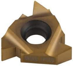 Seco - 22NR Internal Right Hand 7-5 Partial Profile 60° Laydown Threading Insert - Grade CP500, TiAlN/TiN Coated Carbide - Eagle Tool & Supply