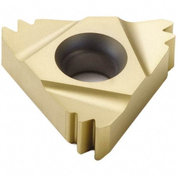Seco - 16ER External Right Hand ISO Laydown Threading Insert - Grade CP500, TiAlN/TiN Coated Carbide - Eagle Tool & Supply