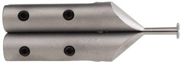 SPI - 0.4mm Wide Flange, Hard Chrome Steel Caliper Groovemaster - 1 Piece, 10mm Bore Depth, For Use with 6" Vernier, Dial & Digital Calipers - Eagle Tool & Supply