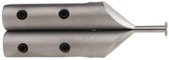 SPI - 0.4mm Wide Flange, Hard Chrome Steel Caliper Groovemaster - 1 Piece, 10mm Bore Depth, For Use with 6" Vernier, Dial & Digital Calipers - Eagle Tool & Supply