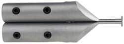 SPI - Accurate up to 0.001", 0.015" Wide Flange, 0.05" Groove Depth, Hard Chrome Steel Caliper Groovemaster - 1 Piece, 0.4" Bore Depth, For Use with 6" Vernier, Dial & Digital Calipers - Eagle Tool & Supply