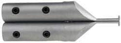 SPI - Accurate up to 0.001", 0.015" Wide Flange, 0.05" Groove Depth, Hard Chrome Steel Caliper Groovemaster - 1 Piece, 0.4" Bore Depth, For Use with 6" Vernier, Dial & Digital Calipers - Eagle Tool & Supply