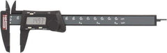 SPI - 0 to 150mm Range, 0.1mm Resolution, Electronic Caliper - Super Polymid with 40mm Super Polymid Jaws, 0.1mm Accuracy - Eagle Tool & Supply