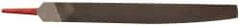 Simonds File - 10" Long, Smooth Cut, Knife American-Pattern File - Double Cut, Tang - Eagle Tool & Supply