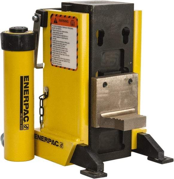 Enerpac - 8.5 Ton, 5.39" Stroke, 13.7 Cu In Oil Capacity, Portable Hydraulic Machine Lift Cylinder - 13.7 Cu In Oil Capacity - Eagle Tool & Supply