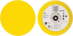 3M - 6" Diam Hook & Loop Disc Backing Pad - Medium Density, 12,000 RPM - Eagle Tool & Supply