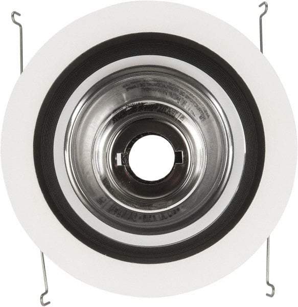 Cooper Lighting - 7-1/4 Inch Wide, Water Resistant, White Fixture Baffle Trim - Metal, UL/cUL Wet Location Listed - Eagle Tool & Supply
