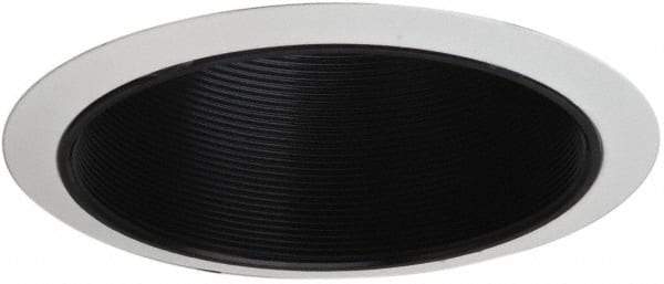 Cooper Lighting - 7-1/4 Inch Wide, Water Resistant, White Fixture Baffle Trim - Metal, UL/cUL Wet Location Listed - Eagle Tool & Supply