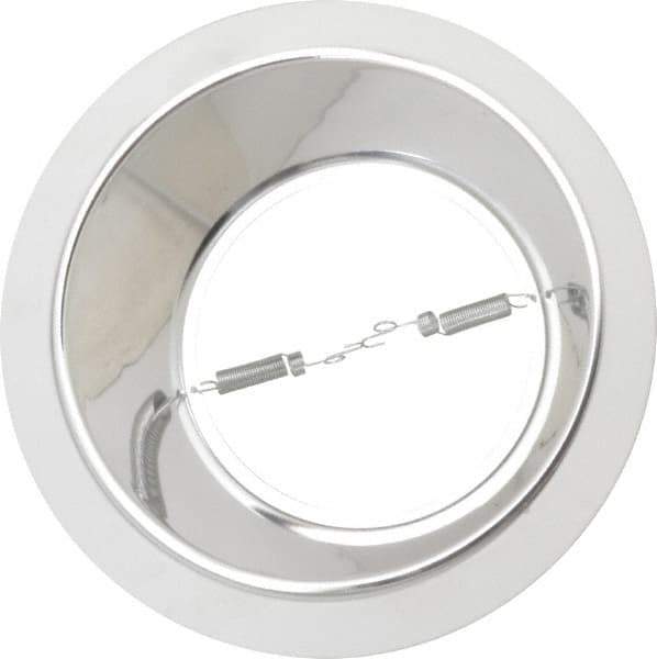 Cooper Lighting - 7-1/4 Inch Wide, White Reflector Fixture Trim - H27ICAT, H27ICT, H27RICT, H27T, H7ICAT, H7ICT, H7RICAT, H7RICT, H7RT and H7T Recessed Housing - Eagle Tool & Supply