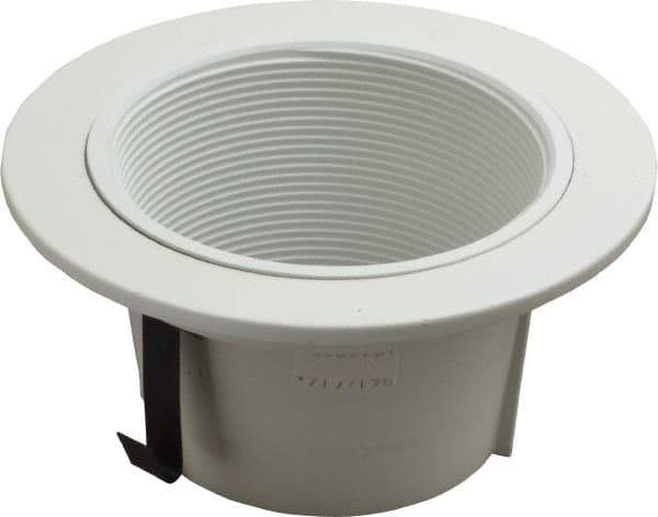 Cooper Lighting - 5-1/16 Inch Wide, Water Resistant, White Fixture Baffle Trim - Aluminum, UL/cUL Wet Location Listed - Eagle Tool & Supply