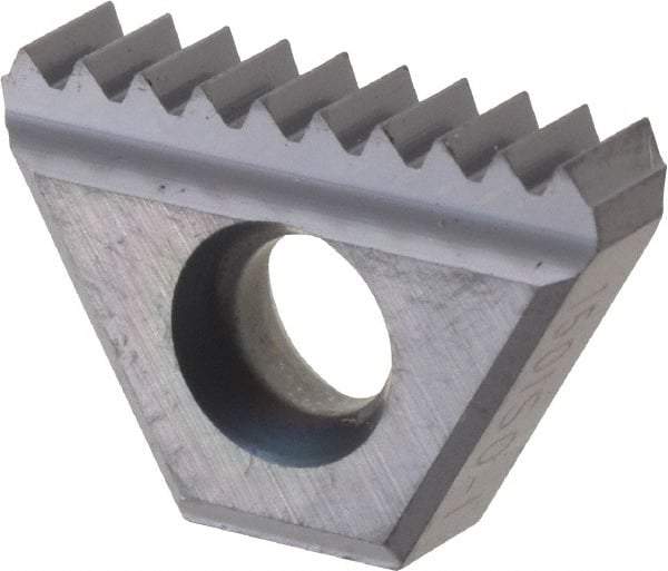 Kennametal - 1.5mm Pitch, Internal Thread, ISO Standard, STN KC635M Grade Thread Mill Insert - Carbide, TiAlN Coating - Eagle Tool & Supply