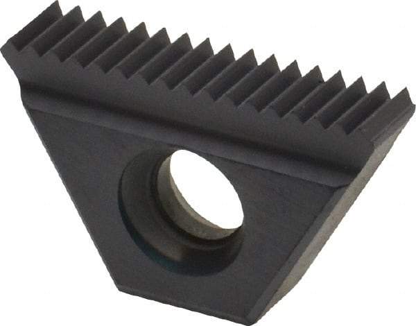 Kennametal - 1.5mm Pitch, Internal Thread, ISO Standard, STN KC635M Grade Thread Mill Insert - Carbide, TiAlN Coating - Eagle Tool & Supply