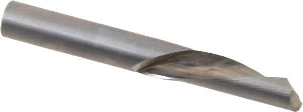 Onsrud - 3/8" Cutting Diam x 1-1/8" Length of Cut, 1 Flute, Downcut Spiral Router Bit - Uncoated, Right Hand Cut, Solid Carbide, 3" OAL x 3/8" Shank Diam, Single Edge, 22° Helix Angle - Eagle Tool & Supply