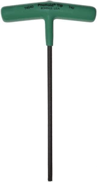 Bondhus - T40 Torx Key - T-Handle Cushion Grip, Protanium High Torque Steel - Eagle Tool & Supply