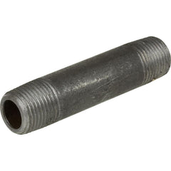 Black Pipe Nipples & Pipe; Thread Style: Threaded on Both Ends; Schedule: 40; Construction: Welded; Lead Free: No; Standards:  ™ASTM A53; ASTM ™A733;  ™ASME ™B1.20.1; Nipple Type: Threaded Nipple; Overall Length: 1.50