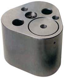 Dayton Lamina - 1-1/4" Shank Diam, 2-3/4" Base Length x 2.72" Base Width x 1-5/8" Base Height, 1/2-13 Thread, Alloy Steel Mold Punch Retainer - 1/4" Dowel Diam, 15/16" Length Between Dowel & Screw, 2" Thread Length, Ball Lock, Heavy Duty (HRT) Series - Eagle Tool & Supply