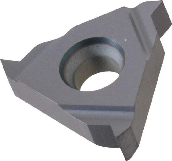Kennametal - 16ER External Right Hand 48-16 Partial Profile 60° Laydown Threading Insert - Grade KC5025, TiAlN Coated Carbide, 9.53mm Inscribed Circle - Eagle Tool & Supply