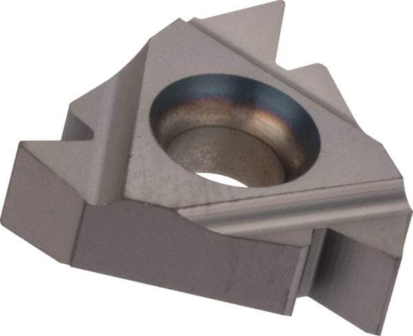 Kennametal - 16ER External Right Hand 8 NPT Laydown Threading Insert - Grade KC5025, TiAlN Coated Carbide, 9.53mm Inscribed Circle - Eagle Tool & Supply
