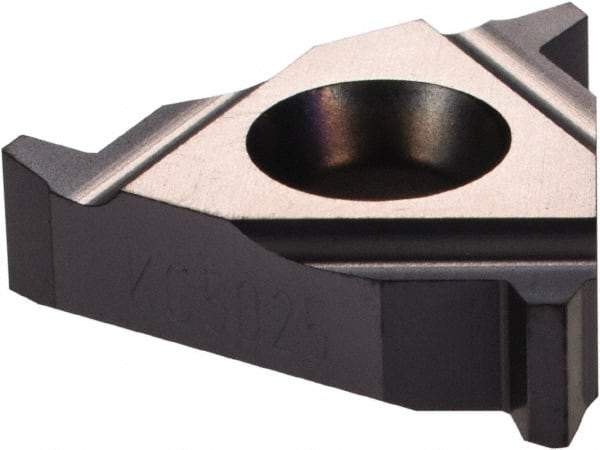 Kennametal - 16ER External Right Hand 10 Acme Laydown Threading Insert - Grade KC5025, TiAlN Coated Carbide, 9.53mm Inscribed Circle - Eagle Tool & Supply