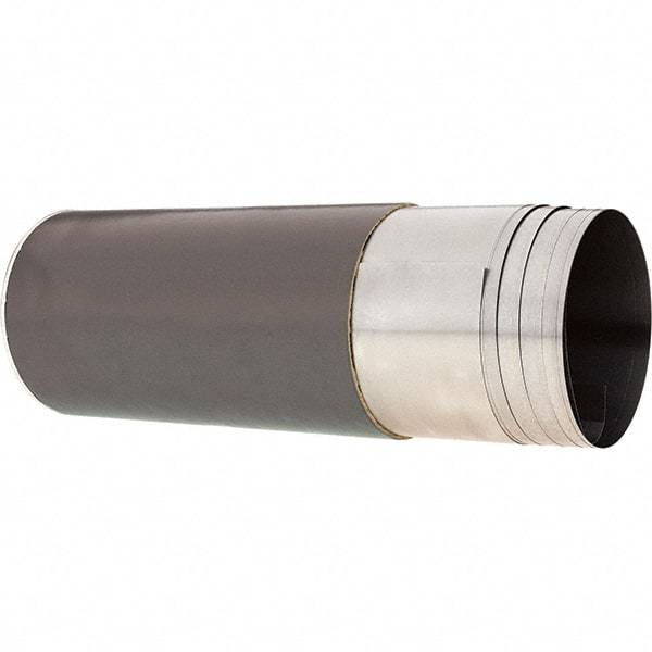 Made in USA - 2.50 m Long x 150 mm Wide x 0.1 mm Thick, Roll Shim Stock - Steel - Eagle Tool & Supply