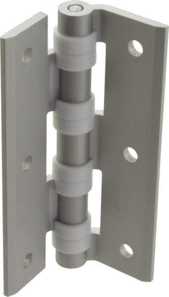 Sugatsune - 2-9/16" Long x 2-3/8" Wide x 9/64" Thick, Cabinet Hinge - Aluminum, Aluminum Finish - Eagle Tool & Supply
