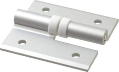 Sugatsune - 2-9/16" Long x 2-3/8" Wide x 9/64" Thick, Aluminum Cabinet Hinge - Aluminum, Aluminum Finish - Eagle Tool & Supply