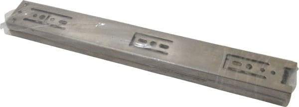 Sugatsune - 11-13/16" Slide Length, 12" Travel Length, Stainless Steel Ball Bearing Slide - 88 Lb Capacity at Full Extension - Eagle Tool & Supply