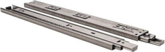 Sugatsune - 13-25/32" Slide Length, 14" Travel Length, Stainless Steel Ball Bearing Slide - 84 Lb Capacity at Full Extension - Eagle Tool & Supply