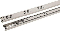 Sugatsune - 19-11/16" Slide Length, 20" Travel Length, Stainless Steel Ball Bearing Slide - 73 Lb Capacity at Full Extension - Eagle Tool & Supply