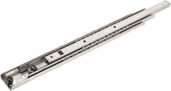 Sugatsune - 15-3/4" Slide Length, 17-1/8" Travel Length, Stainless Steel Ball Bearing Slide - 236 Lb Capacity at Full Extension - Eagle Tool & Supply