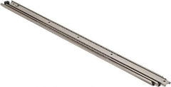 Sugatsune - 31-1/2" Slide Length, 32-5/8" Travel Length, Stainless Steel Ball Bearing Slide - 140 Lb Capacity at Full Extension - Eagle Tool & Supply