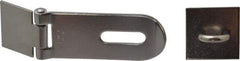 Sugatsune - 5" Long x 1-1/2" Wide, Weld-on Hasp - Stainless Steel - Eagle Tool & Supply