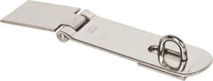 Sugatsune - 1-1/2" Wide, Weld-on Hasp - Stainless Steel - Eagle Tool & Supply
