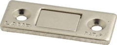 Sugatsune - 1-39/64" Long x 1-5/8" Wide x 2.6" High, Steel & Neodymium Neodymium Thin Magnet Catch - Nickel Coated, 8.8 Magnetic Force - Eagle Tool & Supply